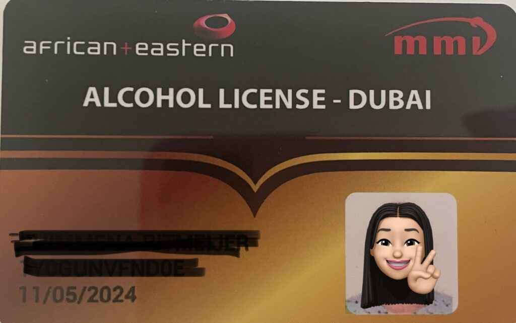 Dubai Alcohol License