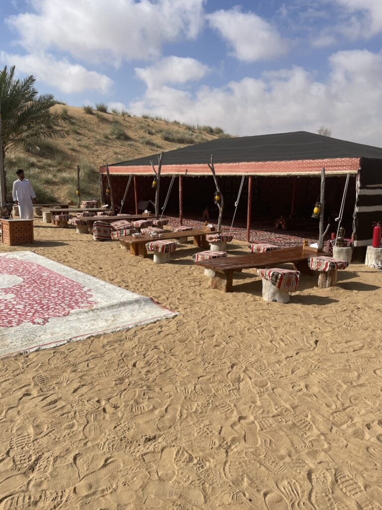Bedouin camp at Desert Safari Dubai