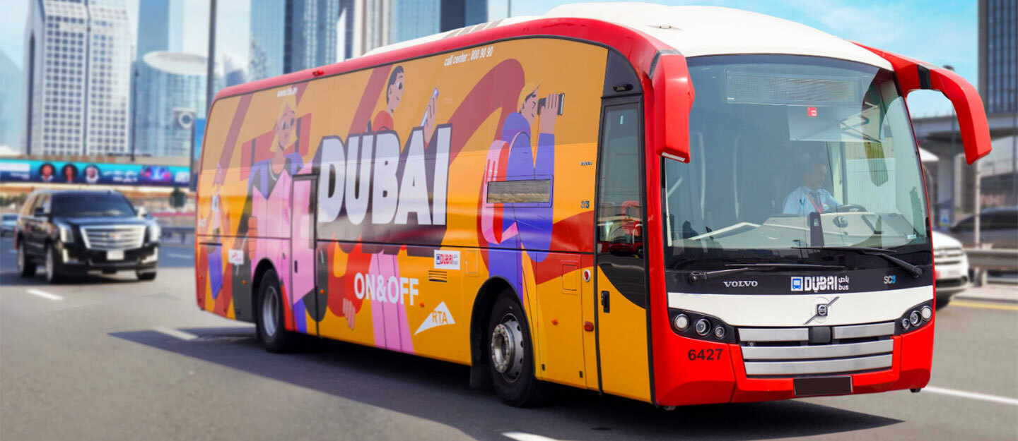 Explore The New Dubai hop on hop off bus - Dubai Delights