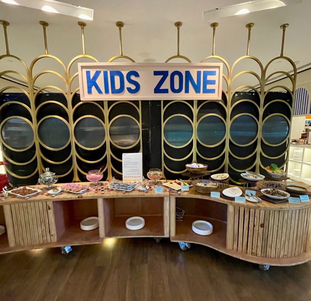 Bubbalicious brunch kids area