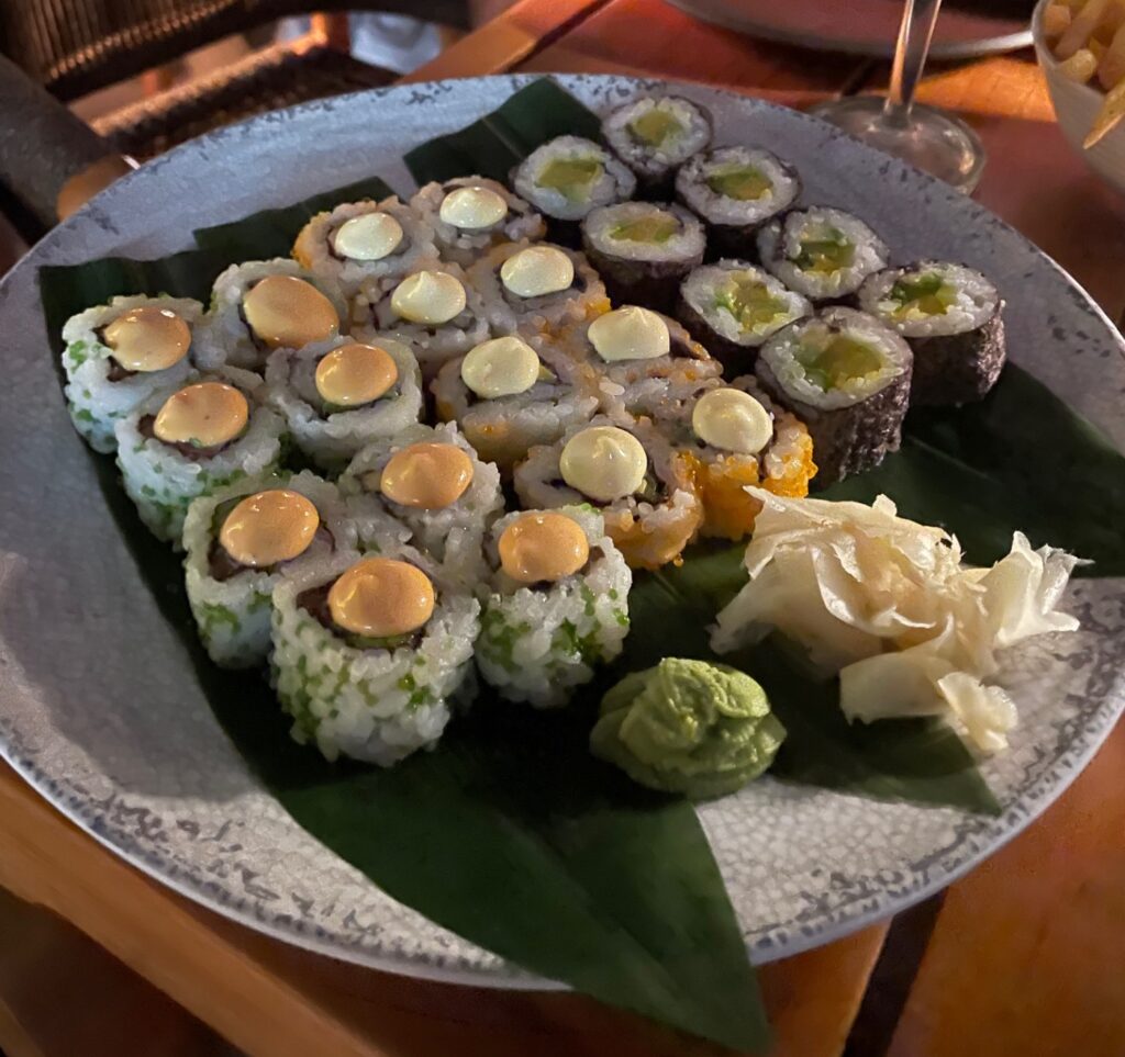 zeta seventy seven sharing platter sushi