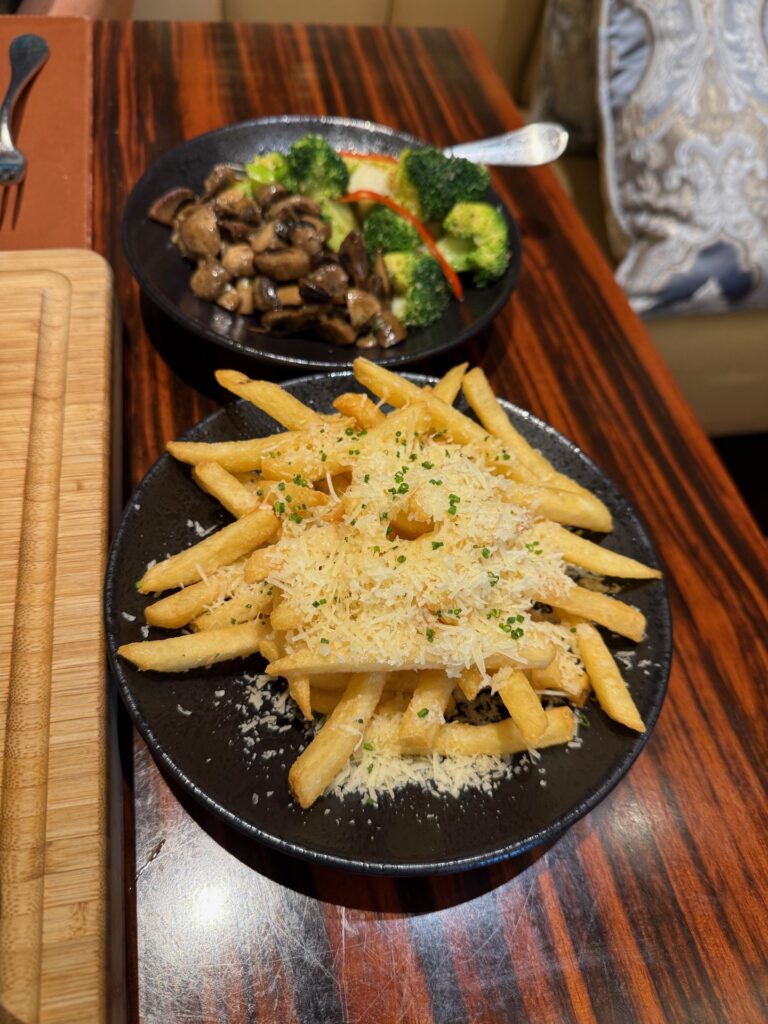 World cut steakhouse truffle fries