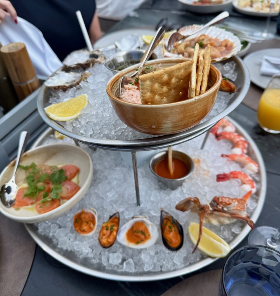 Firelake brunch seafood tower