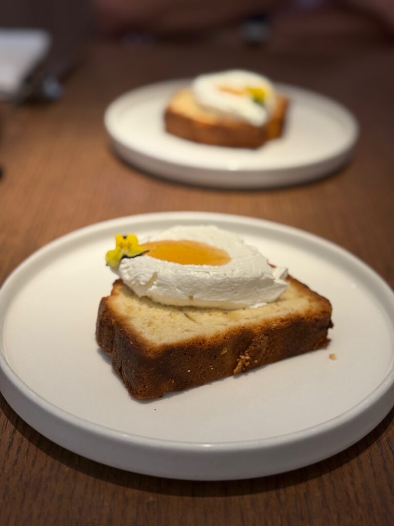 Sfumato Business lunch dessert