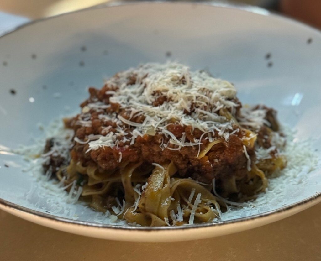 Eataly at the beach bolognese