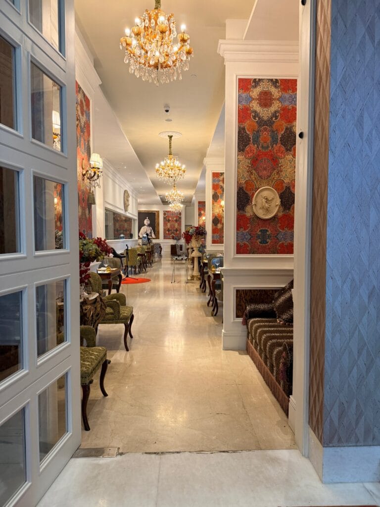 Stylish dining room inside Punjab Grill at Anantara Business Bay Dubai