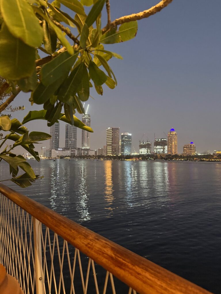 Waterfront view from Son of a Fish Dubai