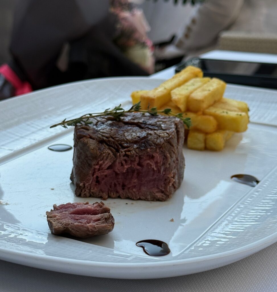 Estiatorio Milos Dubai filet steak