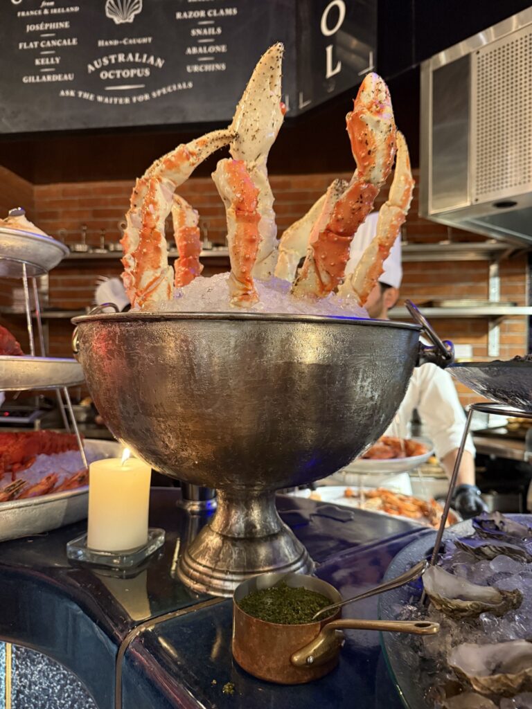 The guild seafood buffet crab legs