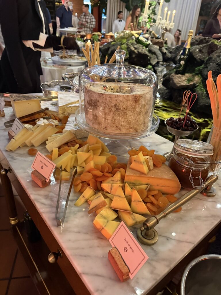 The Guild brunch cheese station