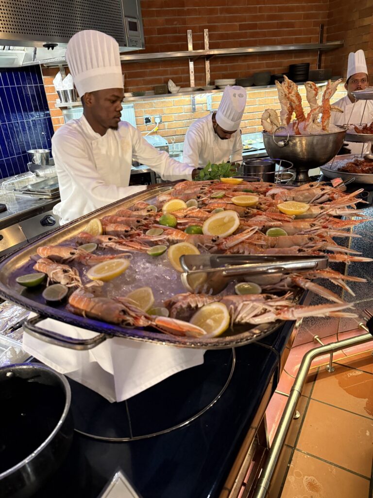 Seafood buffet