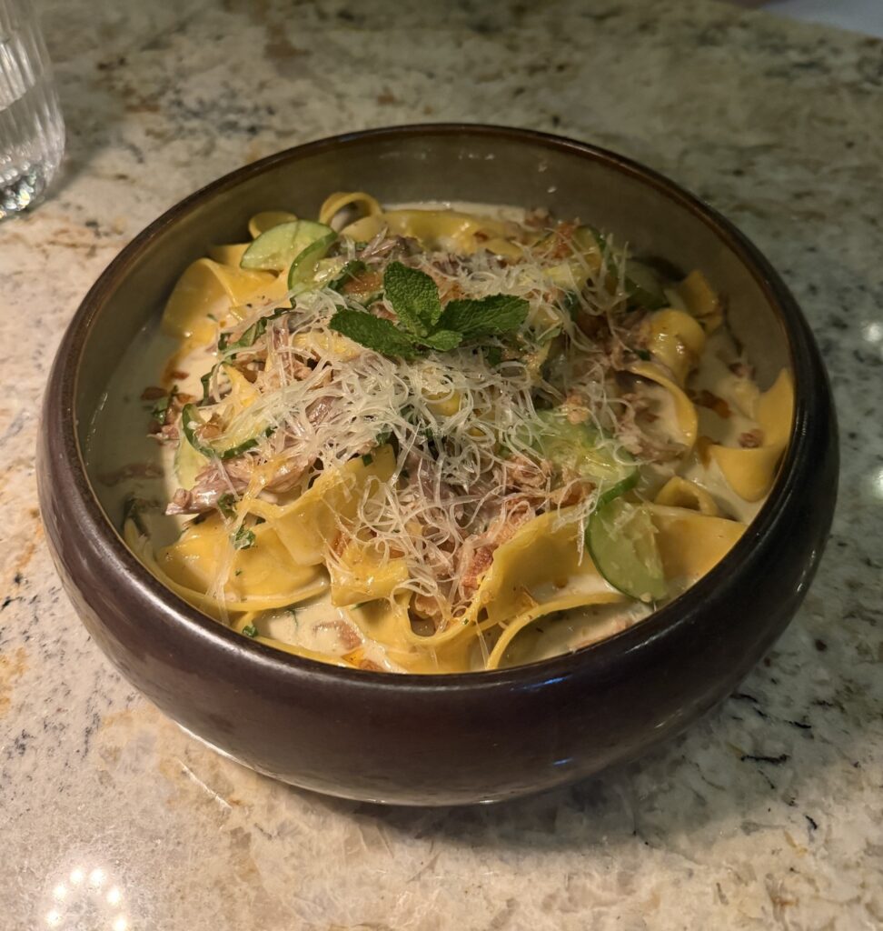 Girl & the goose duck pasta
